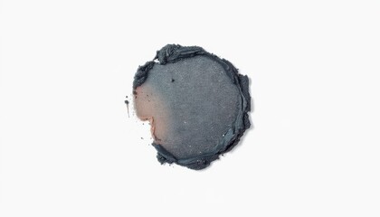 Fototapeta premium Eyeshadow sample isolated on white background.