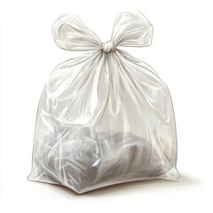 Clear Plastic Bag Tied at the Top