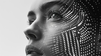 Obraz premium Neuromorphic computing advancing machine learning and AI capabilities.