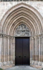 Fototapeta premium entrance to the old church