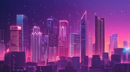 Obraz premium 5G technology transforming how businesses and consumers use the internet and devices. Illustrations