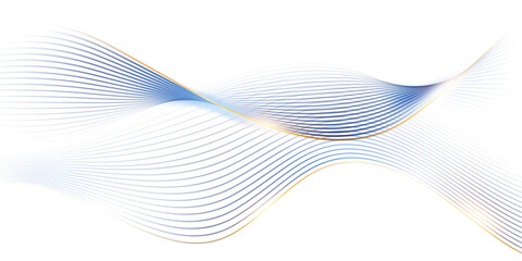 Beautiful abstract blue lines background Vector illustration