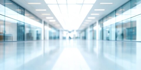 Obraz premium Blurred Office Background with Modern Aesthetic