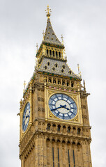 The World's Most Famous Clock Big Ben Located In London, England