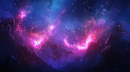 Fireworks shows filling the sky with bursts of color and light, marking special occasions. Illustrations