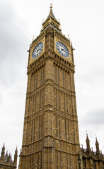 Fototapeta premium The World's Most Famous Clock Big Ben Located In London, England
