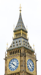 Obraz premium The World's Most Famous Clock Big Ben Located In London, England