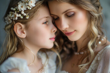 Fototapeta premium Mother’s day concept image generated with Ai