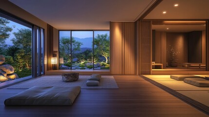 Fototapeta premium luxury hotel room