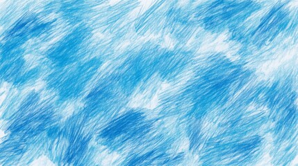 Blue Scribble chaotic drawing. Hand painted scrawl colourful background texture. Grunge kids freehand paint overlay