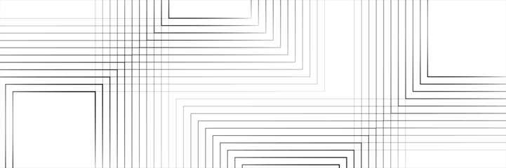 White and blue modern minimalist geometric pattern background with tech lines.
