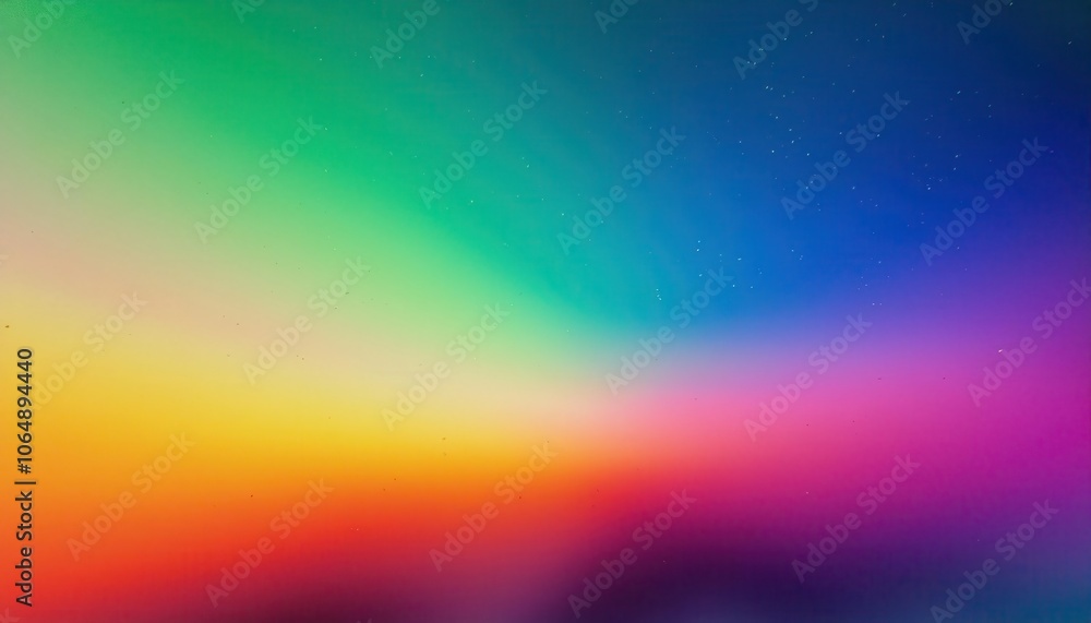 Aufkleber Vibrant Gradient Abstract Background in Smooth Mesh Pattern with Multicolored Spectrum from Cool Blues to Warm Yellows, Perfect for Web Design, Advertising, or Digital Presentation