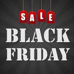 Flyer black friday promotions template