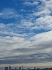 Cloud in the blue sky 