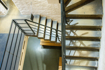 Prison Staircase Where People Who Have Committed Crimes Serious Enough To Be Locked Away Ascend And...