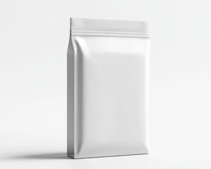 Mockup of white packaging displayed on a white background