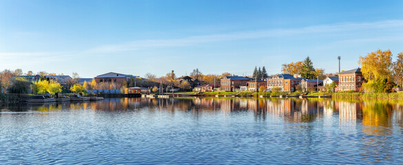 Bogorodsk, Nizhny Novgorod region, Russia, Street view of an ancient provincial Russian city on the...