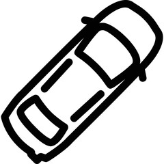 Flat illustration on a theme car