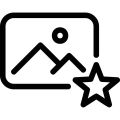 Flat illustration on a theme photography