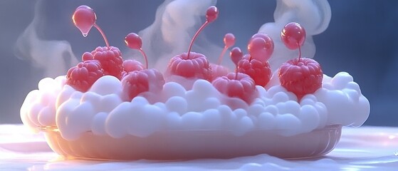 Edible Art: Cherry-Topped Puff Pastry