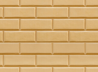 Brick wall seamless texture in beige tone