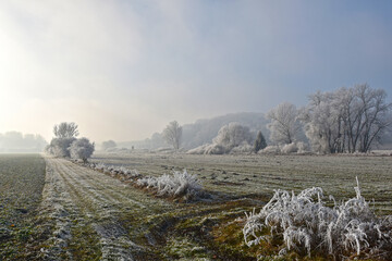 Winterlandschaft, Raureiflandschaft