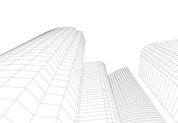 Fototapeta premium modern office buildings