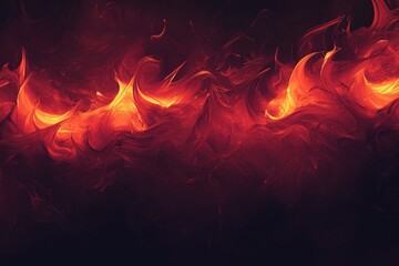 Fiery abstract background