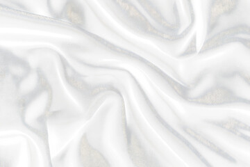 Obraz premium Smooth, black, satin fabric with elegant, flowing folds and soft sheen.