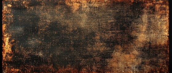 A textured, weathered surface with dark tones, resembling an old metal or rusted panel.