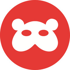 Happy birthday simple vector icon