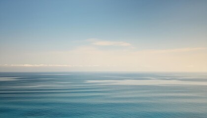 Fototapeta premium Tranquil Blue Sky and Water Backgrounds Serene Scenes for Creative Projects