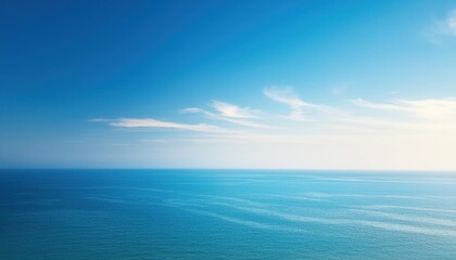 Tranquil Blue Sky and Water Backgrounds Serene Scenes for Creative Projects