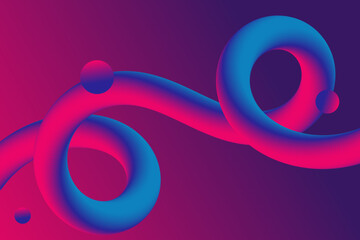 A vibrant, modern 3D abstract background with fluid, intertwined shapes in gradient colors. Perfect for web design, digital art, and creative projects. Futuristic and visually striking.
