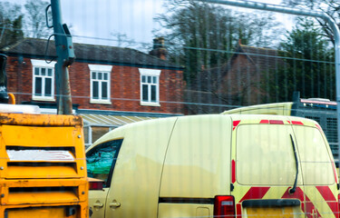 A Setup Of Roadworks Within The United Kingdom On One Of It's Millions Of Roads