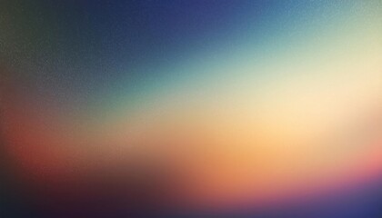 Obraz premium Blurred Blue Gradient Background with Noise Grain Texture