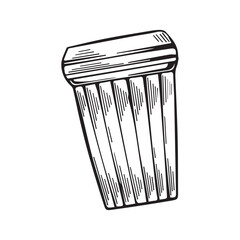 coffee cups drawing vector 