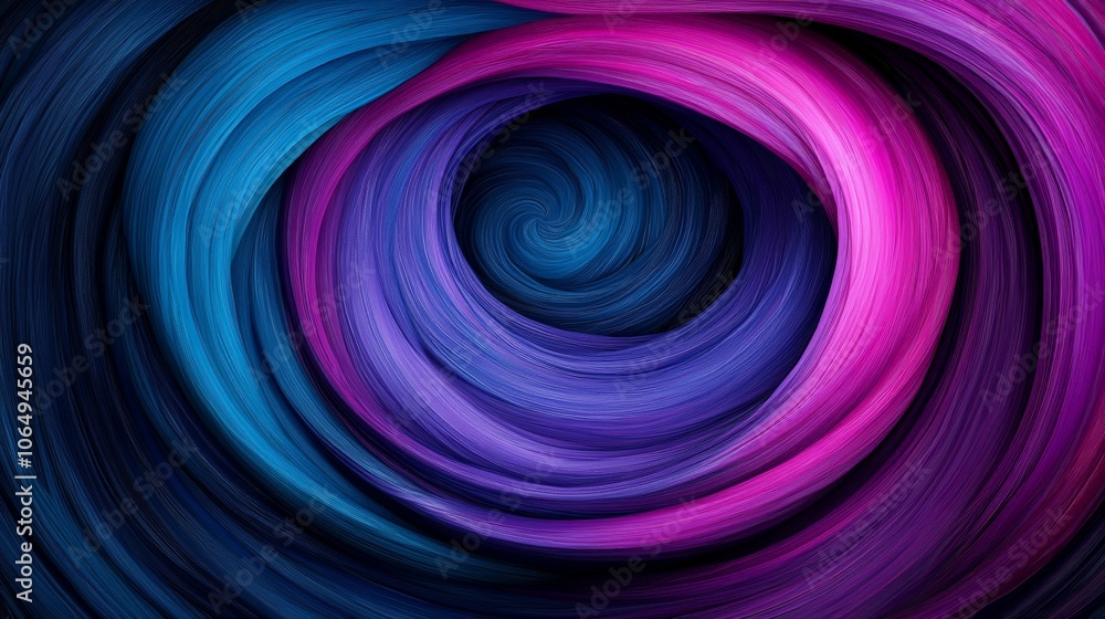 Poster swirling abstract: a captivating abstract background featuring a mesmerizing vortex of vibrant blue 
