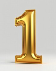 3d golden number one