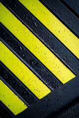 Fototapeta premium Abstract Background with Diagonal Neon Green and Black Lines, Creating a Dynamic 2:3 Ratio Composition