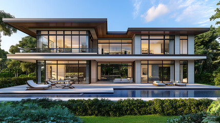 Fototapeta premium modern house