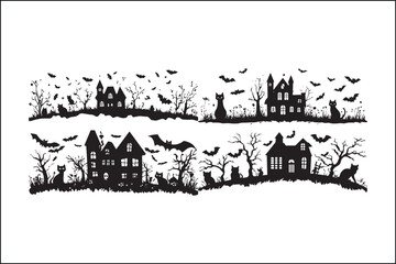 Halloween Haunted House SVG | Creepy Home Silhouette | Horror Cut File

Haunted Mansion Vector | Scary House Silhouette | Halloween SVG Bundle

Spooky Haunted House SVG | Halloween Night Clipart | Eer