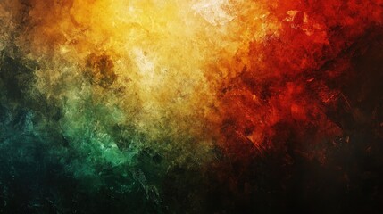 Fototapeta premium Modern art painting exemplifies vibrant textures and colors, creating a dynamic visual experience. This modern art painting highlights the interplay of color and texture with ample copy space.