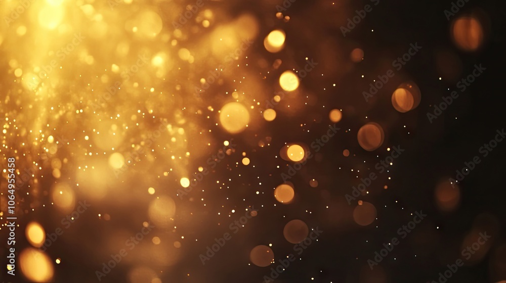 Poster abstract background filled with vibrant bokeh lights creates a mesmerizing effect. the dreamy bokeh 
