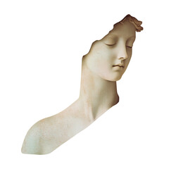 illustration set of moon phases. Different stages of moonlight activity in vintage engraving style. Zodiac Signs. AI generated	
