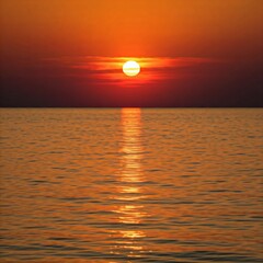 Obraz premium sunset on the sea