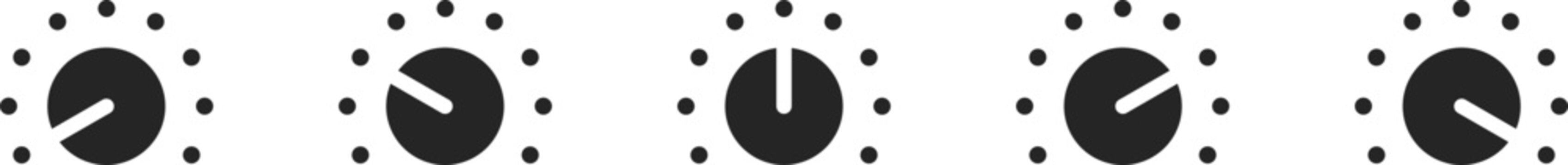 Control knob button vector illustration design