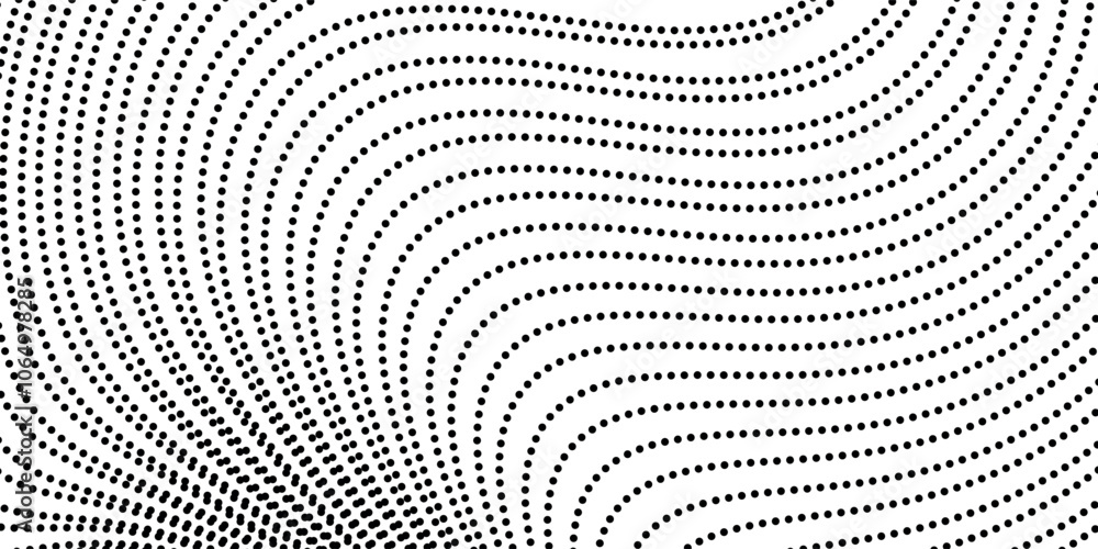 Poster abstract halftone dotted background. monochrome grunge pattern with dot and circles. vector modern p