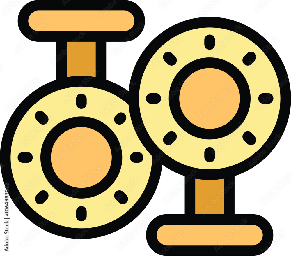 Poster combination padlock icon representing security and protection, symbolizing access control and data e
