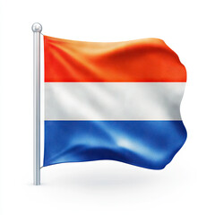 3D flag of the Netherlands